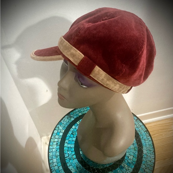 Vintage Liz Claiborne Corduroy Pageboy Hat - Rare Colour Combo - Picture 2 of 16